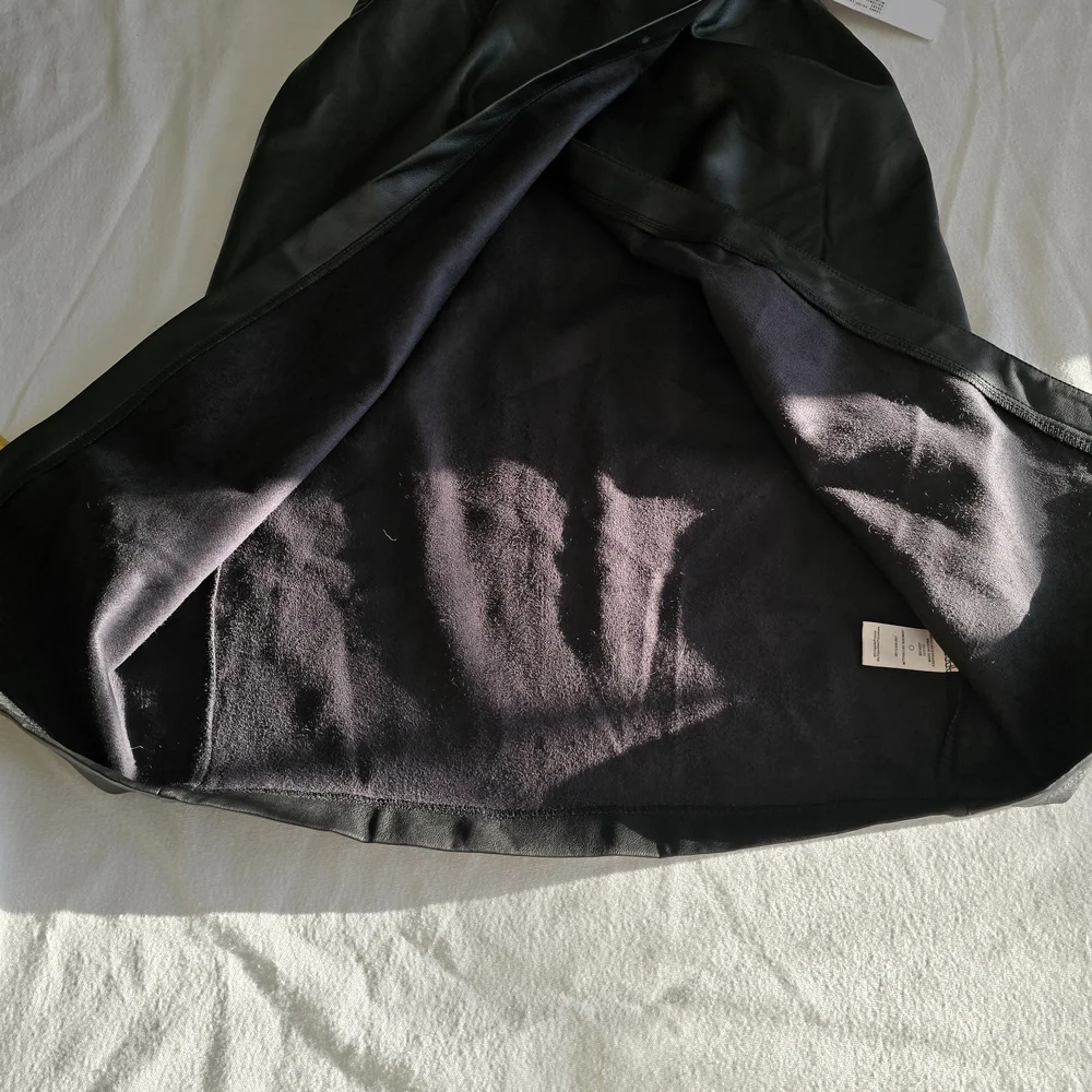 Bishop+Young Vegan Leather Wrap Pencil Skirt Slit Sculpting High Rise It Girl Sm - Picture 9 of 13